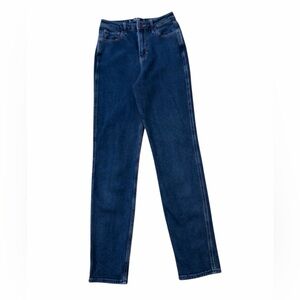 Hollister Ultra High Rise Dark Blue Mom Jeans